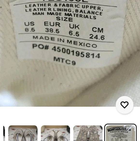 Tony Lama Slip On Revada Womens Size 8.5 Thick Sole Shoes Walking Hiking - Picture 8 of 8